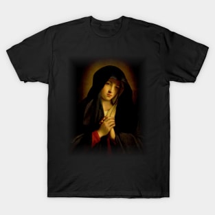 Our Lady of Sorrows Dolorosa Virgin Mary Saint Catholic Mask T-Shirt